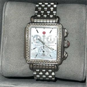 COPY - Michele diamond deco watch